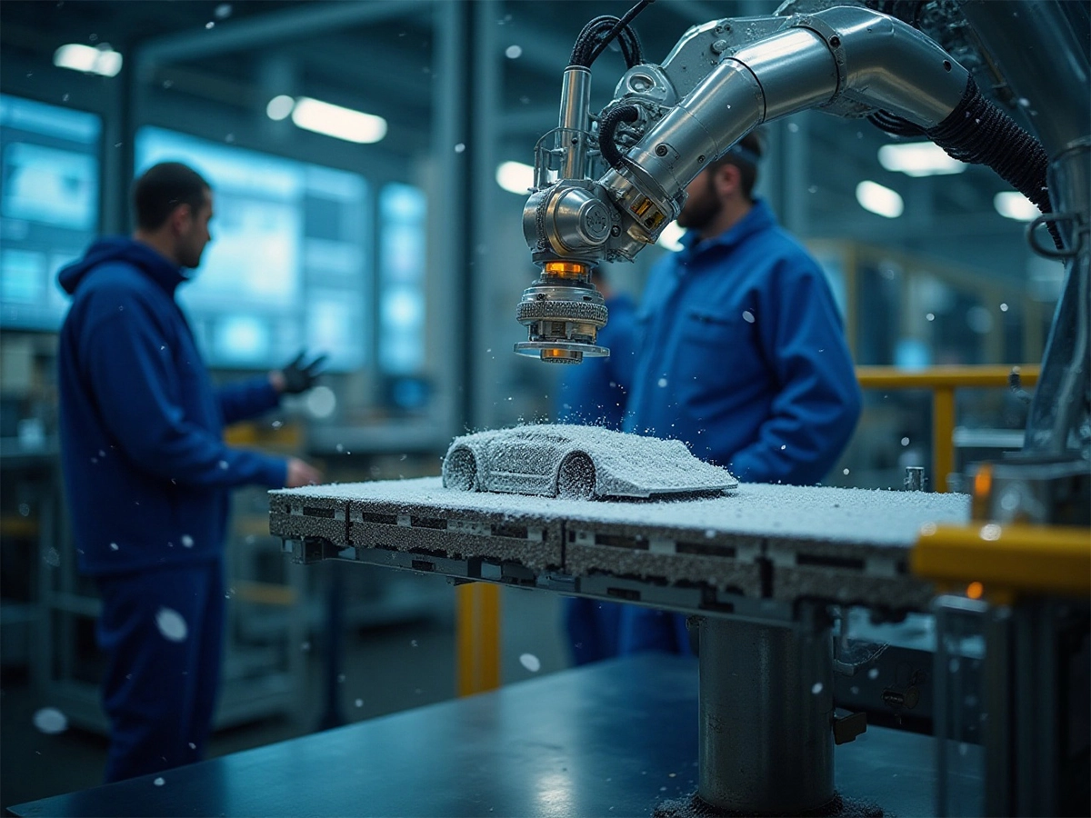 The Imp act of 3D Printing on Automotive Manufacturing Innovations in creating car components.-image